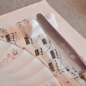 6 porte couteaux en porcelaine